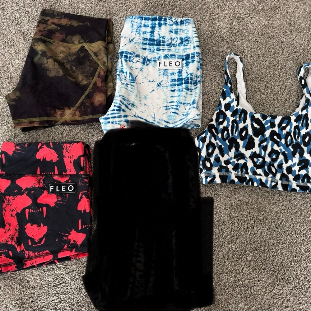 Fleo bundle shorts/bra